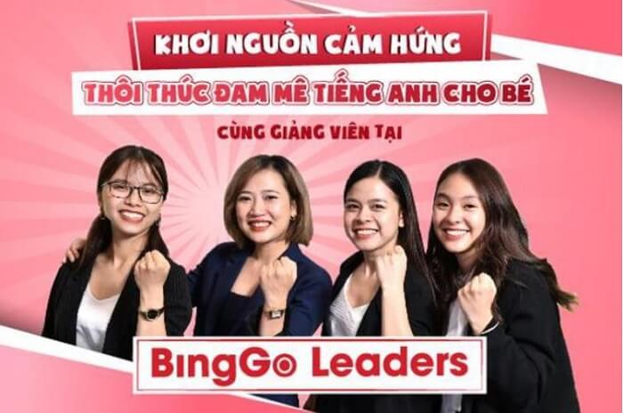 BingGo Leader luôn có đội ngũ giảng viên chất lượng, yêu trẻ